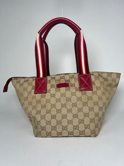 Sac à main Gucci Mini Cabas Monogramme Supreme GG