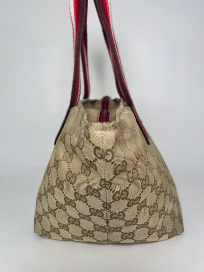 Sac à main Gucci Mini Cabas Monogramme Supreme GG